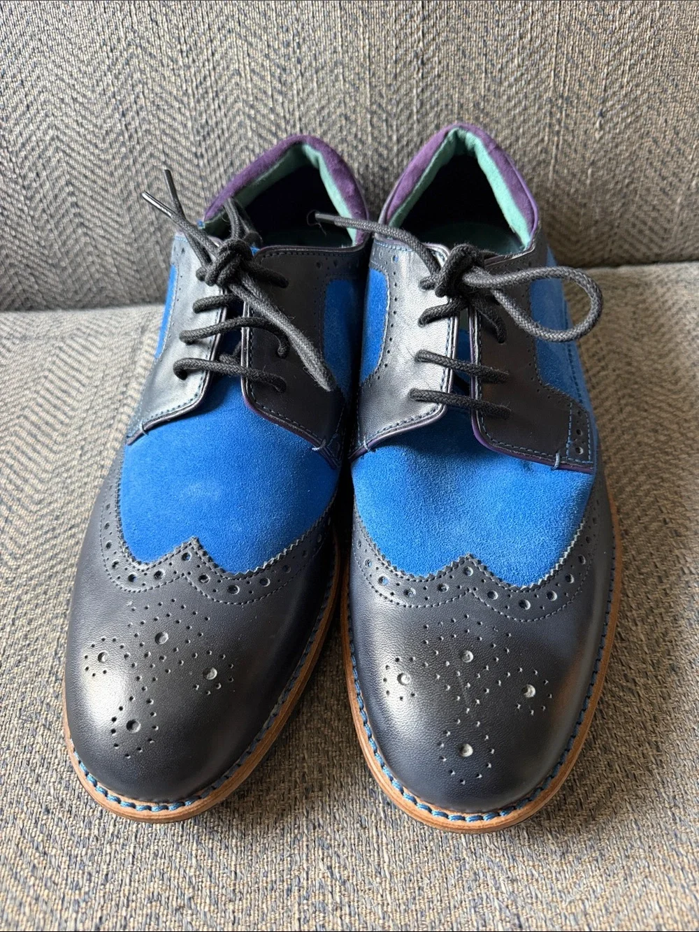 Ted Baker Treey Men’s Multicolored Oxfords Dress Shoes Size:10